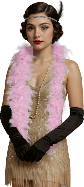 Plume de boa, 80 gr rose