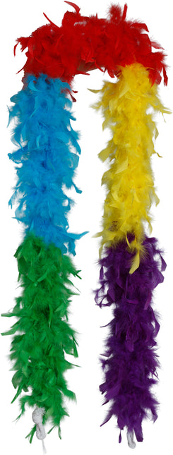 Plume de boa, 80 gr multicolore