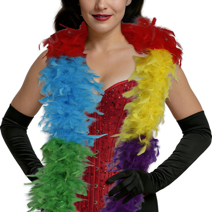 Plume de boa, 80 gr multicolore