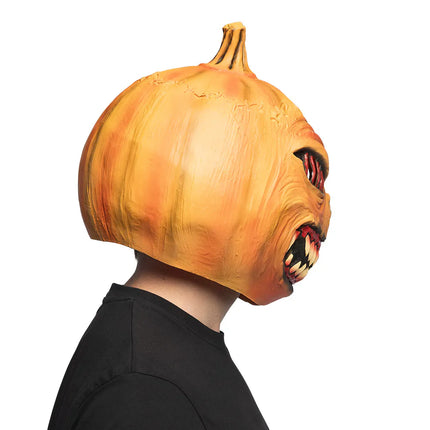 Masque en latex « Monstre citrouille »