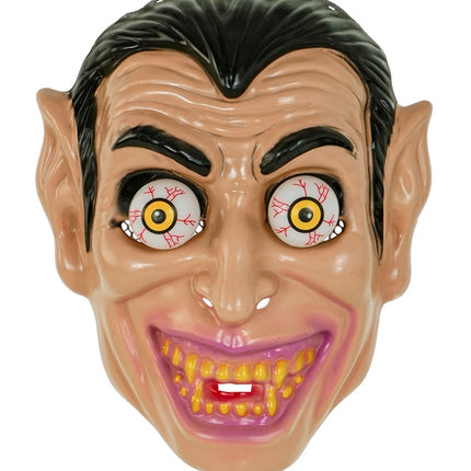 MASQUE À BASCULE YEUX VAMPIRE PLASTIQUE DUR