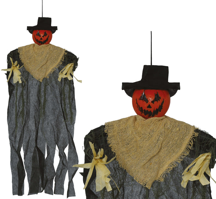 Poupée Halloween Citrouille 60cm