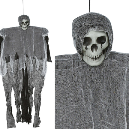 Halloween Squelette gris 90cm