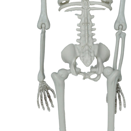 Décoration suspendue d'Halloween Squelette avec hache 40cm
