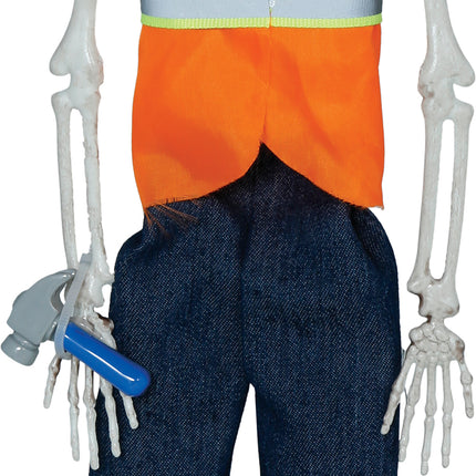 Halloween Poupée Squelette Ouvrier routier 40cm