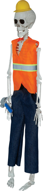 Halloween Poupée Squelette Ouvrier routier 40cm
