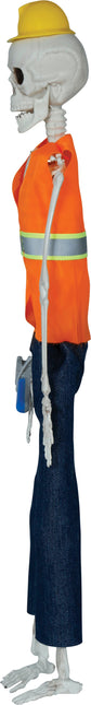 Halloween Poupée Squelette Ouvrier routier 40cm