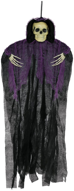 Squelette d'Halloween Noir Squelette violet 90cm