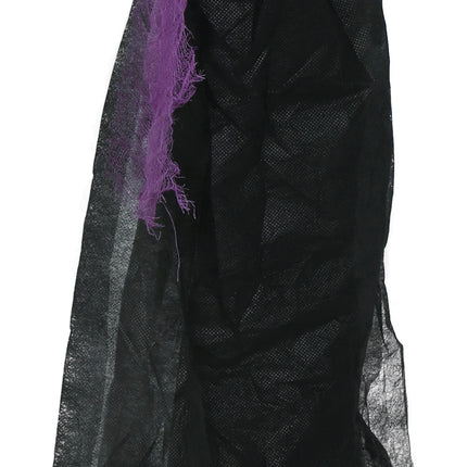 Squelette d'Halloween Noir Squelette violet 90cm