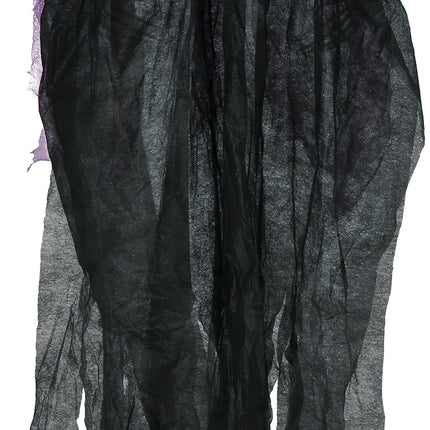 Squelette d'Halloween Noir Squelette violet 90cm