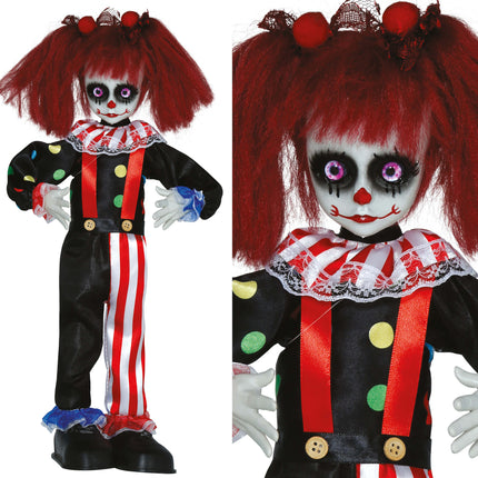 Halloween Poupée Clown 40cm