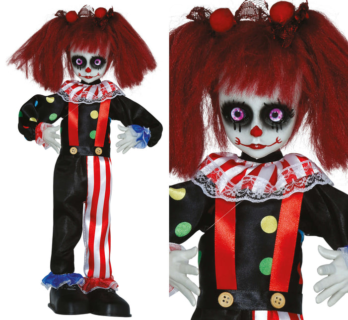 Halloween Poupée Clown 40cm