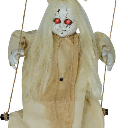 Poupée d'Halloween avec son et lumière 75cm