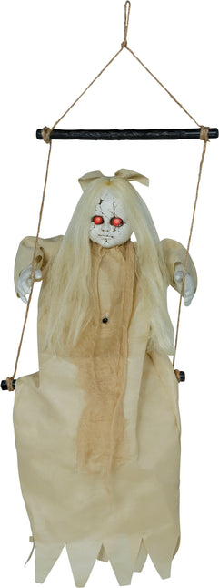 Poupée d'Halloween avec son et lumière 75cm