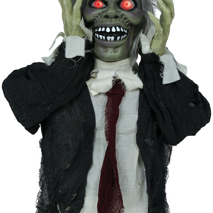 Halloween Doll Zombie With Light, Sound And Motion 55cm (poupée zombie d'Halloween avec lumière, son et mouvement)