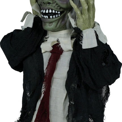 Halloween Doll Zombie With Light, Sound And Motion 55cm (poupée zombie d'Halloween avec lumière, son et mouvement)