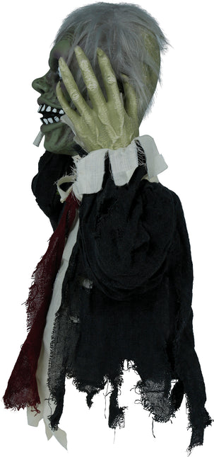 Halloween Doll Zombie With Light, Sound And Motion 55cm (poupée zombie d'Halloween avec lumière, son et mouvement)
