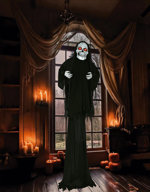 Squelette de poupée d'Halloween avec lumière, son et mouvement 2.6m