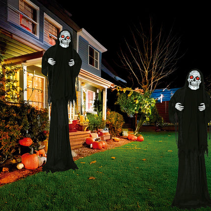 Squelette de poupée d'Halloween avec lumière, son et mouvement 2.6m
