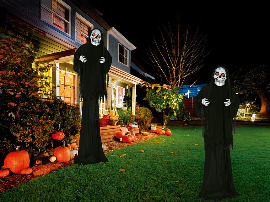 Squelette de poupée d'Halloween avec lumière, son et mouvement 2.6m