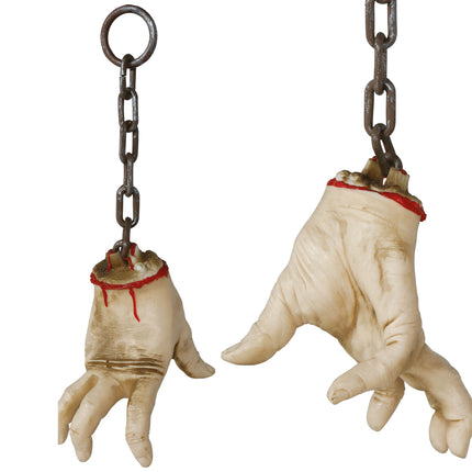Collier de fausses mains d'Halloween 40cm