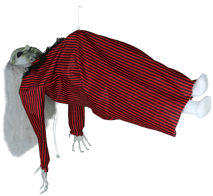 Décoration suspendue d'Halloween avec lumière, son et mouvement 70cm