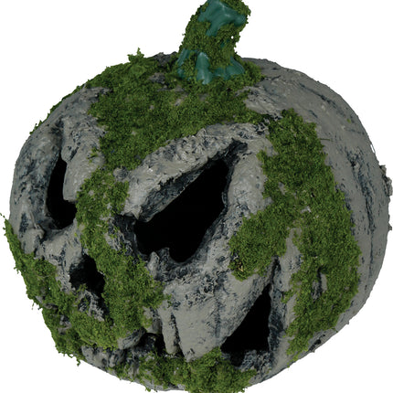 Halloween Pumpkin Moss With Light 20cm