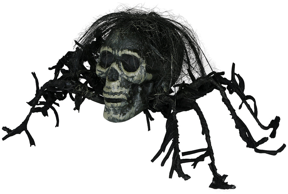 Halloween Faux crâne d'araignée 38cm
