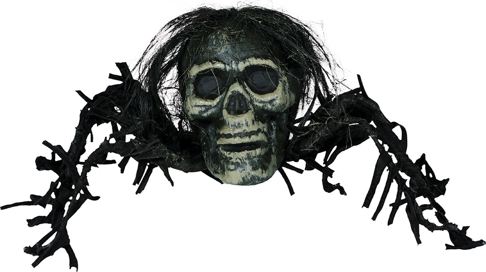Halloween Faux crâne d'araignée 38cm