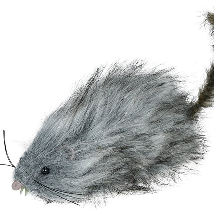 Faux rat gris 16cm