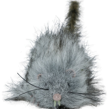 Faux rat gris 16cm