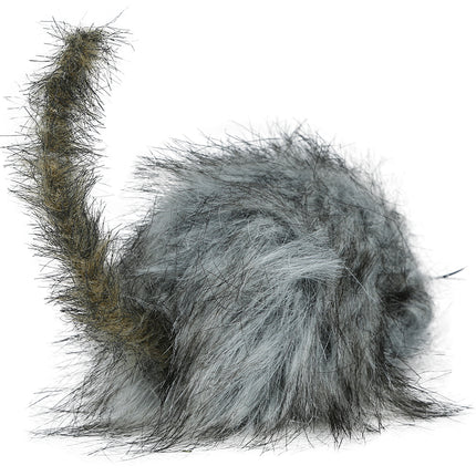 Faux rat gris 16cm