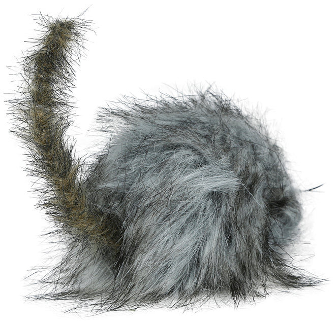 Faux rat gris 16cm