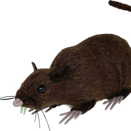 Faux rat marron 15cm