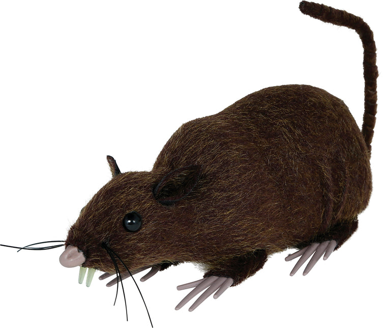 Faux rat marron 15cm