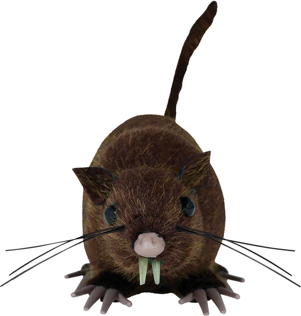 Faux rat marron 15cm