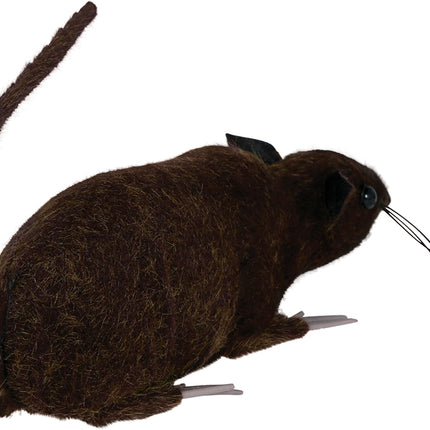 Faux rat marron 15cm