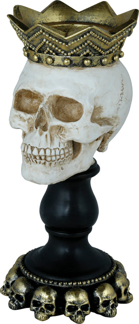 Bougeoir Halloween Crâne 25cm