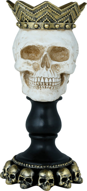 Bougeoir Halloween Crâne 25cm