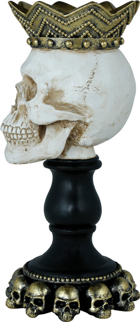 Bougeoir Halloween Crâne 25cm