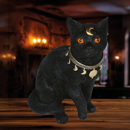 Faux chat noir 28cm