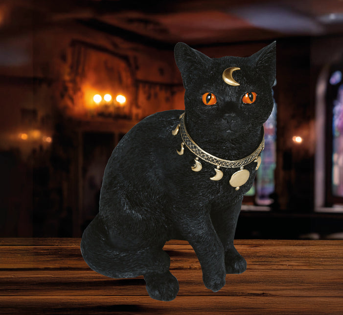 Faux chat noir 28cm