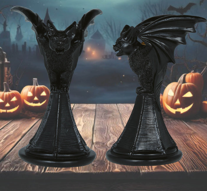 Bougeoir chauve-souris 18cm
