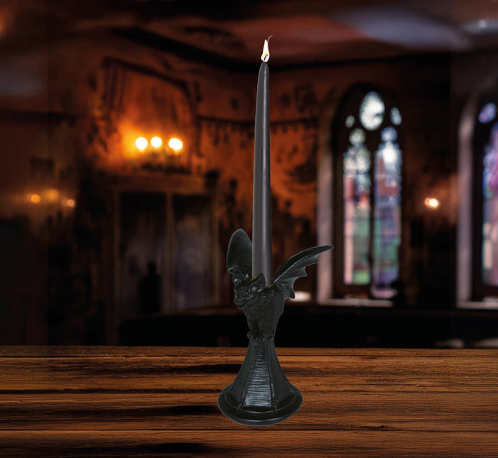 Bougeoir chauve-souris 18cm