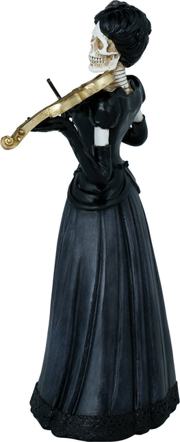 Halloween Femme squelette avec violon 26cm