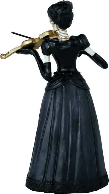 Halloween Femme squelette avec violon 26cm