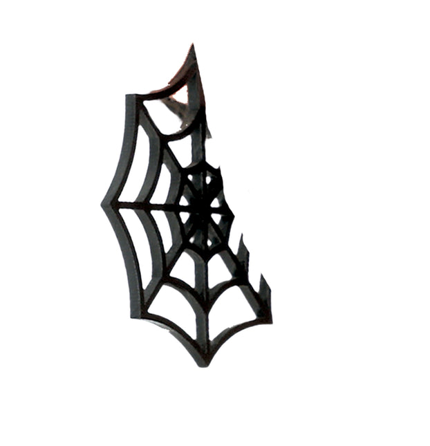 Boucles d'oreilles toile d'araignée 5cm