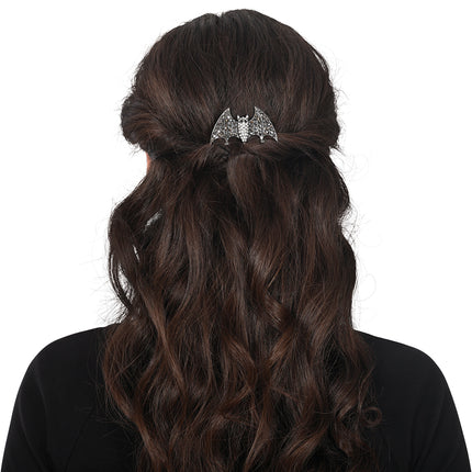 Barrette à cheveux chauve-souris 9cm 2pcs