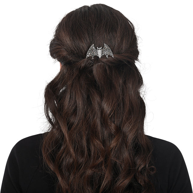 Barrette à cheveux chauve-souris 9cm 2pcs
