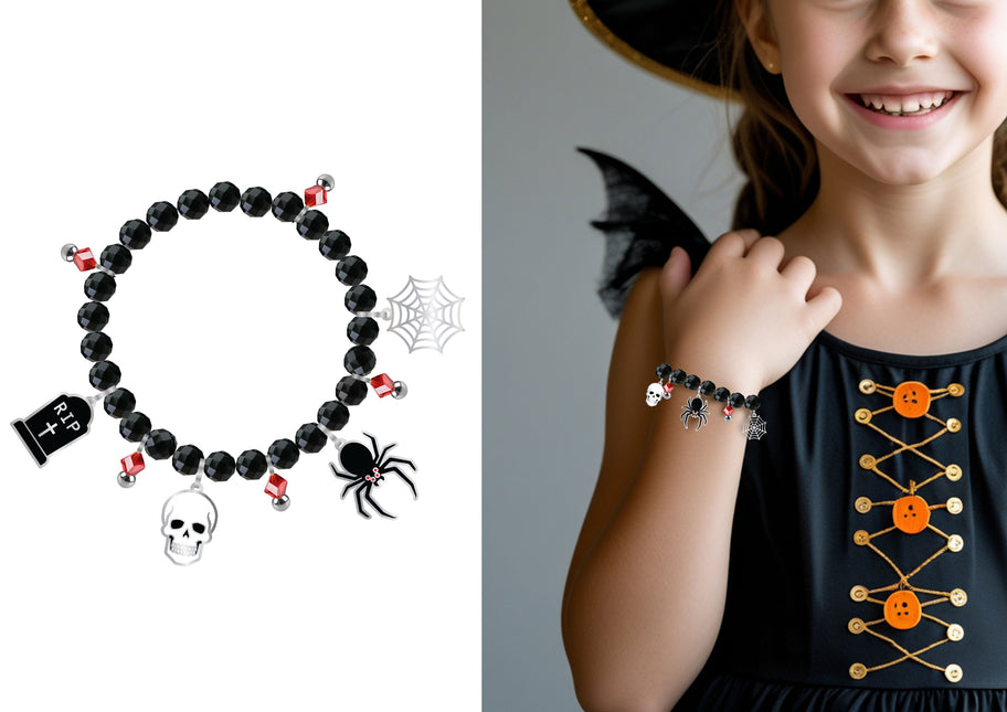 Bracelet d'Halloween noir
